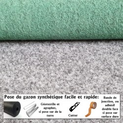 gazon synthétique grande largeur