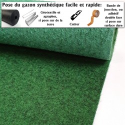 gazon synthétique pas cher grande largeur