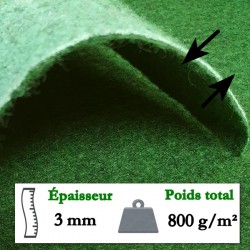 rouleau de gazon synthétique vert