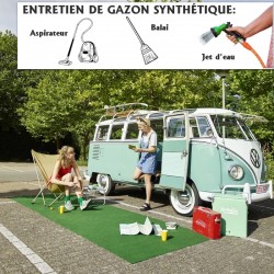 rouleau de tapis en gazon synthétique en grande largeur