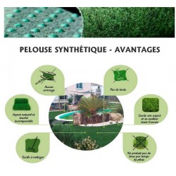moquette extérieure verte grande largeur