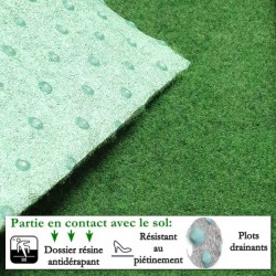 gazon synthétique grande largeur pas cher