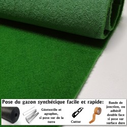 gazon synthétique grande largeur pas cher