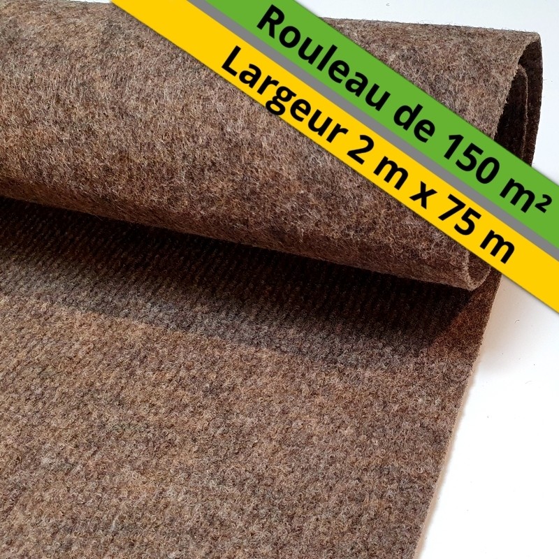 moquette marron intérieur et extérieur pas cher