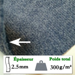 prix m² moquette bleue