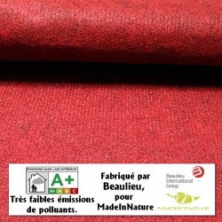 prix moquette pas chère rouge foncé
