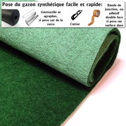 gazon artificiel grande largeur