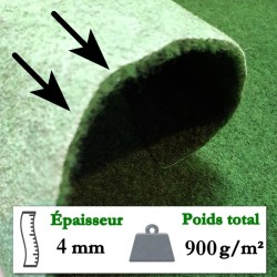 comment poser du gazon synthétique vert en grande largeur