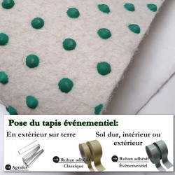 moquette pour stand exposition grande largeur