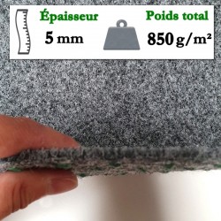 moquette événementiel grise épaisse