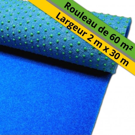 tapis de cérémonie grande largeur bleu