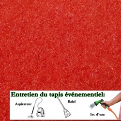 tapis de cérémonie réutilisable et robuste rouge