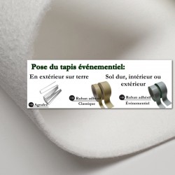 moquette événementielle blanche pas chère