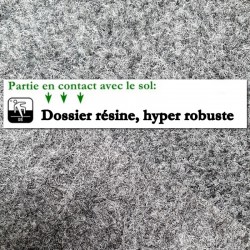 moquette pour stand exposition grande largeur grise