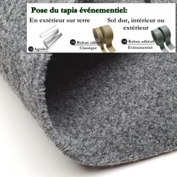 moquette événementielle grise robuste et pas chère