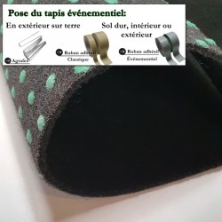 comment poser de la moquette événementielle en rouleau