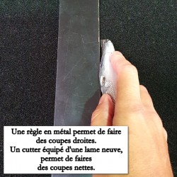 couper de la moquette en rouleau événementielle