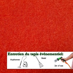 moquette événementielle pas chère rouge