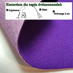 moquette événementielle en rouleau de 3 mètres
