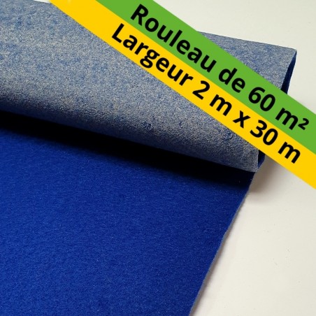 moquette événementielle en grande largeur bleu