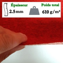 moquette de luxe rouge