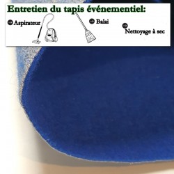 moquette de stand pas cher bleu