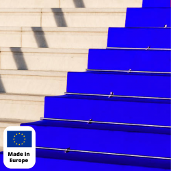 Tapis bleu pour allée de gala