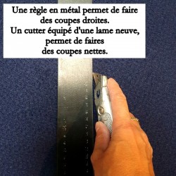 couper et poser du tapis événement