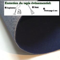 tapis bleu pas cher pour événement