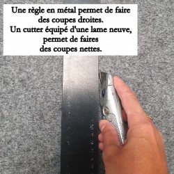 couper du tapis de cérémonie