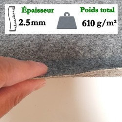 tapis événementiel grande largeur gris
