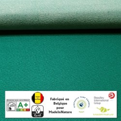 tapis de cérémonie vert bouteille pour stand
