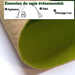 tapis de luxe vert citron