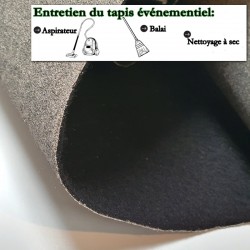 tapis événementiel pas cher noir