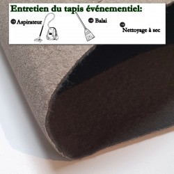 tapis événement gris souris