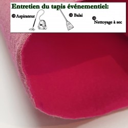 tapis événement pas cher rose