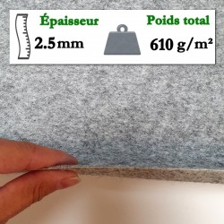 tapis de cérémonie personnalisé gris