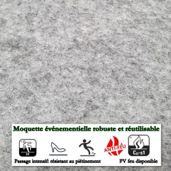 tapis gris cérémonie et mariage