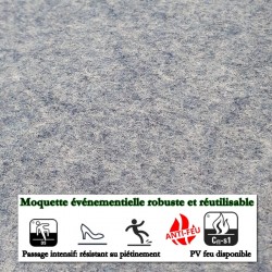 tapis cérémonie pas cher bleu