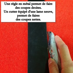 gazon synthétique à la coupe