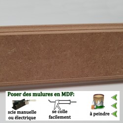 comment poncer moulure bois