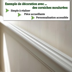 Personnaliser son intérieur avec des soubassements grâce aux moulures décoratives en bois