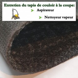 pose tapis de passage escalier anthracite