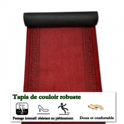 tapis de cuisine antidérapant rouge