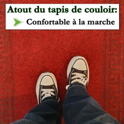 tapis de cuisine devant d'évier rouge