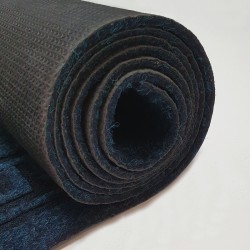 tapis de couloir coloré bleu