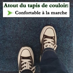 tapis de cuisine bleu