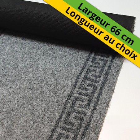 tapis de passage en rouleau gris