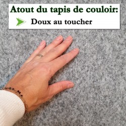 tapis de cuisine devant d'évier gris