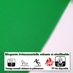 tapis de cérémonie personnalisé vert